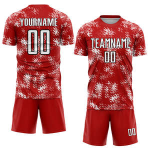 Uniformes de football authentiques en gros Ensembles de maillots de football personnalisés Tissu léger et respirant pour équipes et ligues - Product Image 4