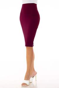 Femmes décontracté toutes saisons 100% polyester coton tissé respirant léger couleurs unies impression numérique taille naturelle jupes - Product Image 5