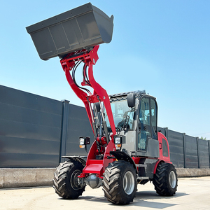 لودر رباعي الدفع متوافق مع الديزل وصديقا ، حالة مستعملة ، توجيه انزلاق صغير للنهاية الأمامية المدمجة لرافعة شوكية للمناظر الطبيعية - Product Image 5