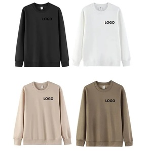 Nouveautés Sweat-shirts décontractés pour hommes de haute qualité en coton oversize à manches longues avec logo personnalisé col rond respirant pour adultes - Product Image 2