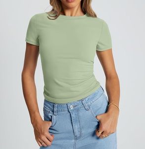 T-shirt en coton de qualité supérieure pour femme à prix abordable pour marque privée - Product Image 2