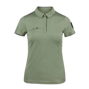 Alta calidad Otoño Invierno media cremallera montar a caballo capa Base mujeres ecuestre mostrar camisa secado rápido mostrar camisas - Product Image 4