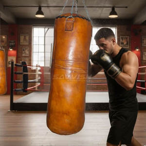 Sac de frappe de boxe directement de l'usine, logo personnalisé, sac de sable robuste pour le kickboxing, l'entraînement MMA, sac de frappe - Product Image 3