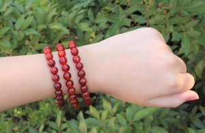 Wholesale 8mm Natural Red Carnelian Stone Beads <b>Bracelet</b> Star Quality for <b>Healing</b> Meditation Shrekha Creations Gemstone Jewelry - Product Image 2