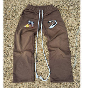 Streetwear Acid Washed Sweat Suits Zipper Cropped Hoodies Tracksuit <b>Set</b> Vintage Sweatpants and Hoodie <b>Set</b> for <b>Men</b> - Product Image 3