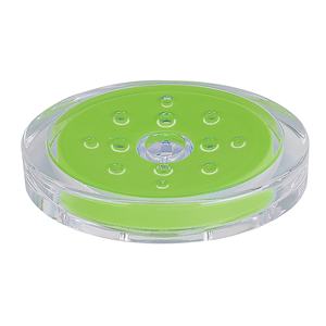 Collezione Spirella Sydney, Portasapone 3,0 x 10,0 x 13,0 cm, Acrilico, Verde - Product Image 1