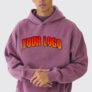 ผู้ผลิต OEM ขายส่งเสื้อฮู้ดดี้ผ้าฟลีซทรงหลวมสำหรับผู้ชาย เสื้อสเวตเชิ้ตสำหรับเล่นกีฬา ผ้าฝ้าย 100% หนาพิเศษ มีฮู้ด สำหรับฤดูใบไม้ร่วง ไม่หดตัว - Product Image 4