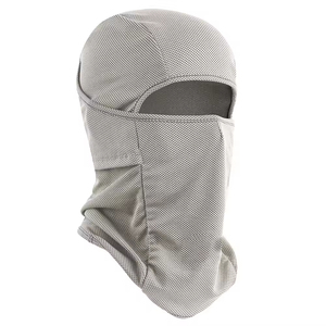 บาลาคลาวาขายส่ง ปักโลโก้ได้ ผ้าไหมนม ระบายอากาศ โพลีเอสเตอร์ บาลาคลาวาแบบเรียบ ดีไซน์เนอร์ ปักโลโก้ได้ 2 in 1 บาลาคลาวาสีดำ - Product Image 1