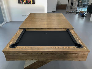 Mesas de <span class=keywords><strong>billar</strong></span> de lujo modernas personalizadas de gama alta <span class=keywords><strong>precio</strong></span> de fábrica más populares <span class=keywords><strong>mesa</strong></span> de <span class=keywords><strong>billar</strong></span> de <span class=keywords><strong>comedor</strong></span> de madera maciza de 7 pies 8 pies 9 pies - Product Image 5