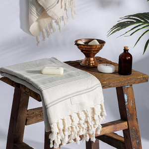 Serviette de plage pour adultes en coton 100% à séchage rapide, de haute qualité, pour la maison, l'hôtel, avec impression de logo personnalisée - Product Image 5