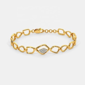 Custom 5mm Platinum Gold Plated Lab Grown Diamond <b>Bracelet</b> Women's Moissanite <b>Fine</b> Jewelry Manufactured Fashion <b>Charm</b> <b>Bracelets</b> - Product Image 6