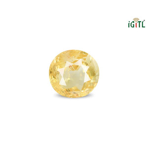 Zafiro Amarillo Natural de 3.72 Quilates (Pukhraj) - Gema Suelta con Corte Esmeralda Facetado - Product Image 1