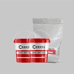 Vữa Epoxy chịu ẩm cho các tấm cơ sở vữa consol 778 EP ba phần sẵn sàng để trộn, không co lại, chống va đập cao - Product Image 4