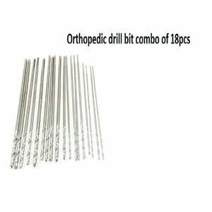 Orthopedic Bone <b>Drill</b> <b>Bit</b> Pack 18-Piece <b>Stainless</b> <b>Steel</b> Surgical Instruments Professional Kit SURGINEXA SOA-55479872912 Handheld - Product Image 4