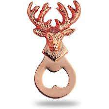 Golden Deer Flat <b>Bottle</b> <b>Opener</b> Metal Barware Party Ware in Deer Head Shape for Home Hotel Restaurant Use - Product Image 4