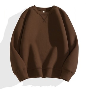 เสื้อฮู้ดกีฬาแขนยาวสำหรับผู้ชายเสื้อคอกลมลายสีพื้นสำหรับกีฬาฤดูหนาว - Product Image 5