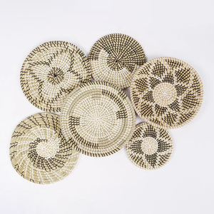 Weaving <b>wall</b> <b>hangings</b> made from seagrass highest quality home decor sea grass straw <b>basket</b> combo - Product Image 1