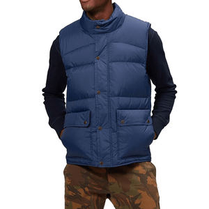 Gilet matelassé léger et décontracté pour homme, avec capuche, sans manches, doux et thermique, idéal pour l'hiver – Prise en charge OEM - Product Image 2