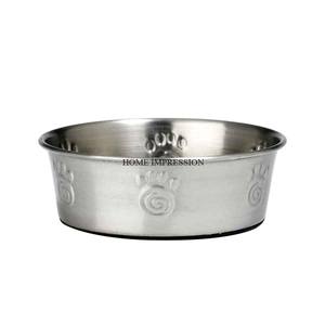 Trendy New Arrival Polished Stainless Steel Luxury Eco-Friendly <b>Dog</b> Food Bowl Custom Shape Size Metallic Wholesale <b>Dog</b> Feeding - Product Image 5