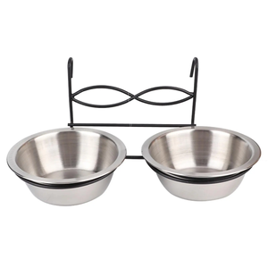 Cuenco de Metal para comida de perro, comedero, cuenco elevado de Metal para mascotas, cuencos de alimentación para perros ecológicos únicos - Product Image 2