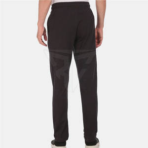 Pantalon de survêtement en polaire sur mesure de la meilleure qualité pour hommes Vêtements d'extérieur décontractés, droits, respirants, en coton, avec logo personnalisé - Product Image 2