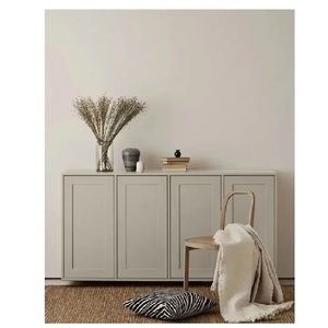 <b>Storage</b> Sideboard Console Cabinets Waterproof MDF PVC Ready-to-assemble OEM ODM Modern <b>Wooden</b> <b>Chest</b> of Drawers for Waiting Room - Product Image 2
