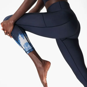 Leggings taille haute pour femmes en plusieurs couleurs Taille élastique Style unique Leggings de sublimation à la mode - Product Image 5