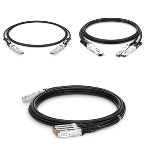 QSFP DD 01M 2M 400g 4x100G ขั้วต่อ PVC หุ้มฉนวน OM2/OM3/OM4 LC 5g พร้อมประกัน3ปี DAC - Product Image 1