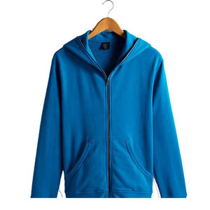 Sweat-shirts en molleton 100% coton de designer, fermeture éclair intégrale personnalisée, style uni, 420 g/m², pour hommes - Product Image 5