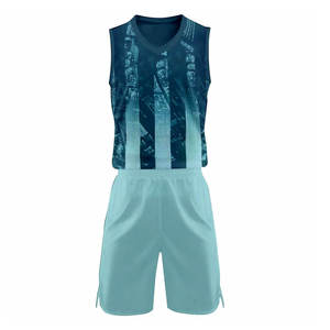 Haute qualité séchage rapide personnaliser Logo maillot de basket-ball uniformes d'entraînement ensemble de maillot de basket-ball pour hommes - Product Image 3