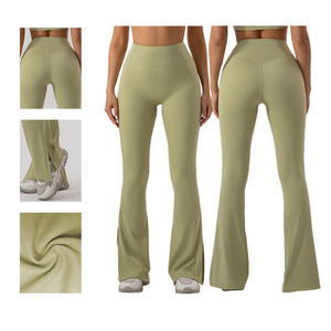 Women Gym <b>Leggings</b> Wholesale High Waisted <b>Nylon</b> Spandex Seamless Stretch Breathable Squat Proof Fitness <b>Leggings</b> - Product Image 6