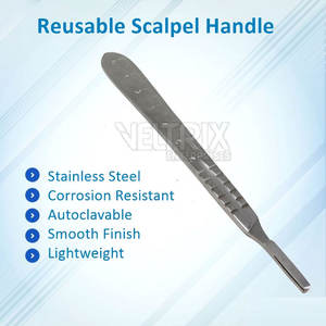 ด้ามมีดผ่าตัดพร้อมไม้บรรทัด 4 3/4 นิ้ว วัสดุคุณภาพดี ขายดี - Product Image 3