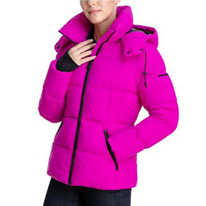 Veste matelassée respirante et imperméable personnalisée avec fermeture éclair en nylon pour femmes - Product Image 3