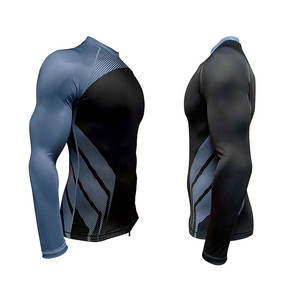 Rashguard de Jiu Jitsu, MMA, BJJ, Unisex, para Adultos, de Poliéster y Nailon Transpirable, con Estampado Personalizado al por Mayor - Product Image 3