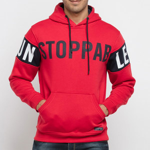 Sweat à capuche pour homme de couleur unie de grande taille du fabricant pakistanais avec votre LOGO Sweat à capuche pour homme de haute rue sortie d'usine - Product Image 1