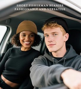 Gorro de punto acanalado grueso, accesorio de ropa de calle clásica de tacto suave y cálido para hombres y mujeres, uso diario acogedor y elegante - Product Image 5