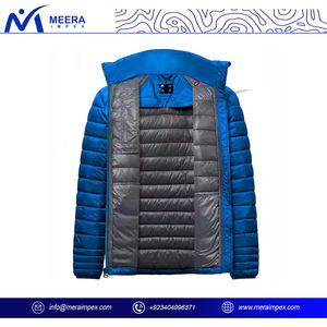 Veste d'hiver matelassée et coupe-vent pour hommes, logo personnalisé, veste isolée pour les travailleurs en plein air, les équipes sportives ou le personnel de l'entreprise - Product Image 3