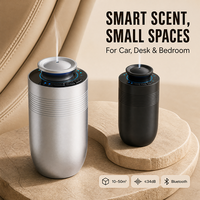 Diffuseur d'arômes sans eau pour voiture, diffuseur de parfum 5W rechargeable par USB, machine à parfum pour véhicule