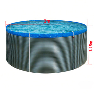 Laghetto <span class=keywords><strong>per</strong></span> Pesci Multifunzionale <span class=keywords><strong>per</strong></span> Giardino e Coltivazione di Ortaggi, Doppio Uso <span class=keywords><strong>per</strong></span> Stoccaggio <span class=keywords><strong>Acqua</strong></span> e Allevamento Pesci in Villa - Product Image 1