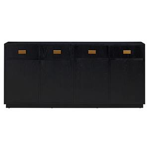 Aparador moderno de madera maciza de roble, 4 puertas, 4 cajones, armario para cocina, dormitorio, almacenamiento, casas de lujo, muebles de calidad, venta al por mayor - Product Image 1