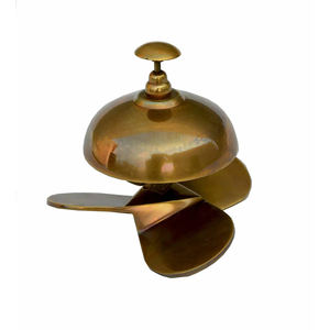 Brass <b>Desk</b> Bell Servia Ringer With Antique Finished New Design Table Decor Brass <b>Desk</b> Bell <b>Desk</b> Bell Collection <b>Gifts</b> for Sale - Product Image 3