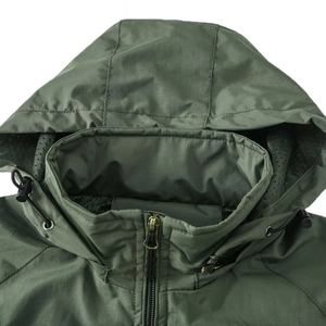 Veste Softshell d'Hiver en Toile pour Homme de Haute Qualité, Sur Mesure, 6XL, Col Montant, Logo Avant, Service OEM avec Logo Personnalisé - Product Image 2