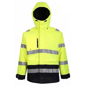 Workwear High Visibility Safety <b>Jacket</b> Custom Logo Work Wear Windproof Lightweight Safety <b>Jacket</b> for Adults - Product Image 2