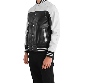Chaqueta universitaria de moda retro auténtica para hombre, chaquetas de Bulls, chaqueta Chicago con cuello levantado, cierre de cremallera, logotipo de ganchillo - Product Image 3