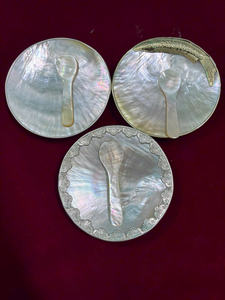 Cuillère à coquillages élégante faite à la main-Parfait pour remuer les thés et les desserts Cuillère à nacre naturelle faite à la main - Product Image 2