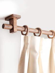Support de rideau en bois sculpté à la main de qualité supérieure conçu pour l'habillage de fenêtre élégant avec un soutien solide et un attrait classique - Product Image 6