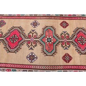 พรมวินเทจตุรกี ขนาด 4.2x6.3 ฟุต ลายดอกไม้สีแดง - Product Image 5