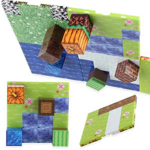 For Minecraft Plaques Magntiques Lot 6 Plastic <b>Building</b> <b>Blocks</b> Toy Set for Kids Magnetic <b>Building</b> <b>Blocks</b> Application Packaged - Product Image 4