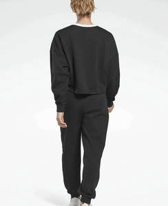 Conjunto de ropa deportiva personalizada de 2 piezas, chándal deportivo de cuello redondo para mujer, ropa deportiva informal para mujer, ropa de gimnasio, chándales transpirables - Product Image 3