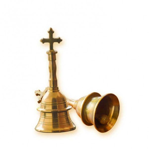 Montaje en pared Marine Hanging Ships Bell Nautical Home Decor Door Bell Impresión de latón antiguo Decoración del hogar Love Polish Brass - Product Image 3